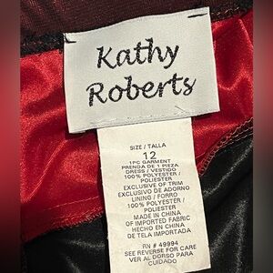 Red and black dress for anytime!